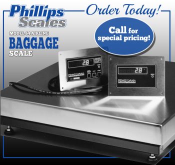 Pennsylvania 6400 Airport scale sold by Phillips Scales in Alaska.